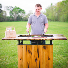 Load image into Gallery viewer, Backyard Hibachi Grill: Pecky Cypress