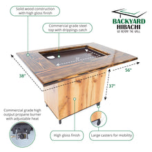 Load image into Gallery viewer, Backyard Hibachi Grill: Western Red Cedar